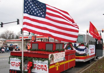 Toys for Tots parade in Chicago 2011