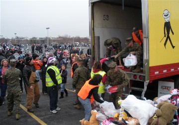 2011 Toys for Tots parade in Chicago