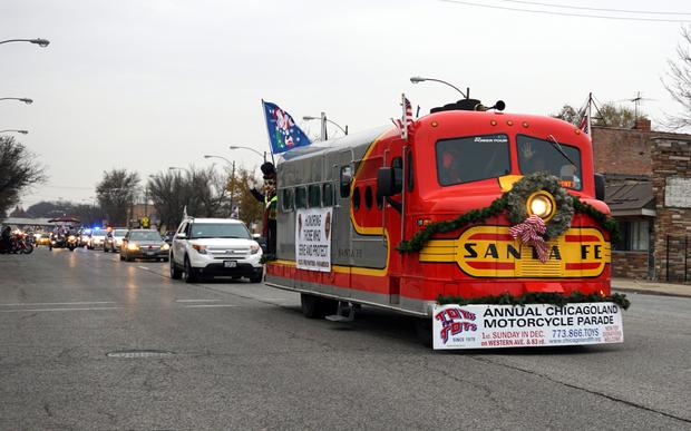 2016 Toys for Tots parade in Chicago