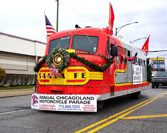 2018 Toys for Tots parade in Chicago